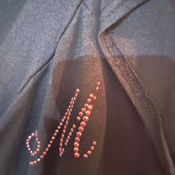 🥰 4/$25- Short Black “M” Tee - Plus - Picture 3 of 9